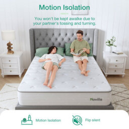 Novilla 30Cm Medium Memory Foam Pocket Sprung Mattress - thumbnail 4