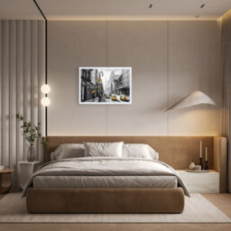 AK Frames Sleek A2 White Thin Modern Picture Frame - Slim And Design For Posters, Prints And Photos - Elegant Wall Frame Decor - thumbnail 5