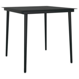 Berkfield 5 Piece Garden Dining Set Black Pvc Rattan - thumbnail 7
