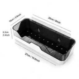 2X Adhesive Shower Caddy Shelf Bathroom Wall Storage Organizer - thumbnail 2