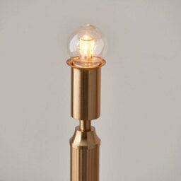 Loops Elegant Brushed Aged Brass Touch Dimmer Table Lamps - 2 Pack Portable Led Lighting - thumbnail 4