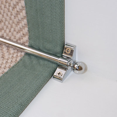 RainbowHome Imperial Chrome Stair Rod 89Cm - Pack Of 12 - image 1
