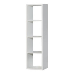 Furniture To Go Mauro 3 Shelves Storage Unit In Matt White - thumbnail 4