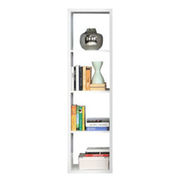 Furniture To Go Mauro 3 Shelves Storage Unit In Matt White - thumbnail 7