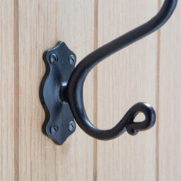 Hammer and Tongs Hammer & Tongs Curly Hat & Coat Hook - W40mm X H140mm - Black - thumbnail 6