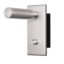 Ultra Beam Lighting Ultrabeam Bedroom Reading Light Wall Or Headboard Recessed Dimmable Led Brushed Nickel Finish - thumbnail 2