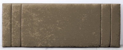 Comfy Deluxe 2Ft6 26Inch  Truffle Crush Velvet  Savannah Headboard