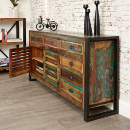 Baumhaus Urban Chic Large 6 Drawer Sideboard - thumbnail 3