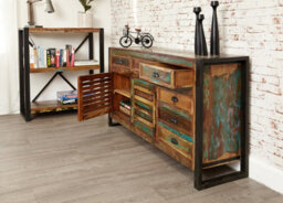 Baumhaus Urban Chic Large 6 Drawer Sideboard - thumbnail 5