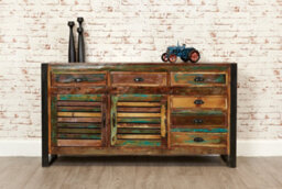 Baumhaus Urban Chic Large 6 Drawer Sideboard - thumbnail 4