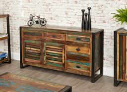 Baumhaus Urban Chic Large 6 Drawer Sideboard - thumbnail 1