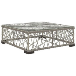 Vidaxl 5 Piece Garden Lounge Set With Cushions Poly Rattan Grey - thumbnail 4