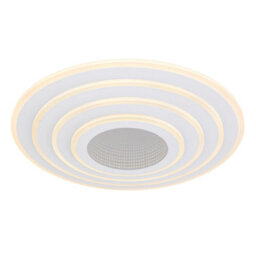 Luminosa Lighting Luminosa Jocelyn Integrated Led Semi Flush Ceiling Light White Led Dimmable 3000-6500K Remote Control Timer Tuya Smart - thumbnail 1