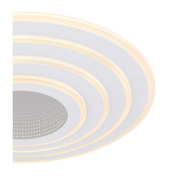 Luminosa Lighting Luminosa Jocelyn Integrated Led Semi Flush Ceiling Light White Led Dimmable 3000-6500K Remote Control Timer Tuya Smart - thumbnail 4