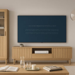 Impact Furniture Tv Stand With Storage Modern Cabinet 160Cm Slatted Ribbed Fluted Japandi Low Unit For Up To 65 Inch Tv Washed Oak Saori - thumbnail 7