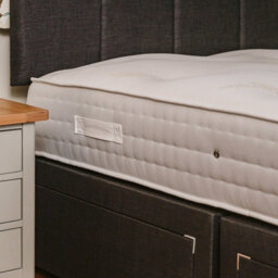 Divan Base Direct Cashmere Wool 1000 Pocket Sprung Divan Bed Set 6Ft Super King 4 Drawers  Continental- Naples Slate - thumbnail 2