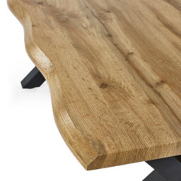 Julian Bowen Harvey Coffee Table - Oak And Black - thumbnail 5