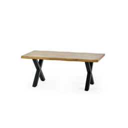 Julian Bowen Harvey Coffee Table - Oak And Black - thumbnail 2