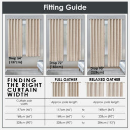 Emma Barclay Eden Lined Eyelet Curtains, Cream - 46 X 54 Inch Pair - thumbnail 5