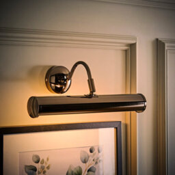 Valuelights Gemini Black Chrome Twin Picture Wall Light - thumbnail 2
