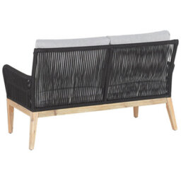 Beliani Garden Lounge Set With Table 4 Seater Merano Acacia Wood Grey - thumbnail 8