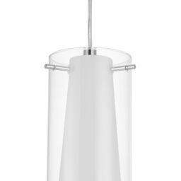 GoodHome Dimonika White Chrome Effect 3 Lamp Pendant Ceiling Light, (Dia)110mm - thumbnail 4