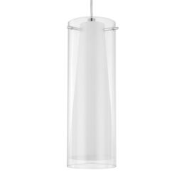 GoodHome Dimonika White Chrome Effect 3 Lamp Pendant Ceiling Light, (Dia)110mm - thumbnail 6