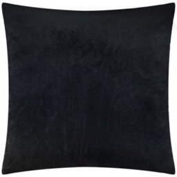 Paoletti Evoke Cut Velvet Polyester Filled Cushion, Black, 55 X 55Cm - thumbnail 2