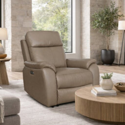 Aspire Kingsmere Power Recliner Armchair (1 Seater), Mushroom