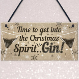 Red Ocean Bar Sign For Home Bar Hanging Door Pub Plaque Gin Drinkers Gifts Funny Gin Gift For Friend Christmas Keepsake - thumbnail 3