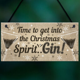 Red Ocean Bar Sign For Home Bar Hanging Door Pub Plaque Gin Drinkers Gifts Funny Gin Gift For Friend Christmas Keepsake - thumbnail 5
