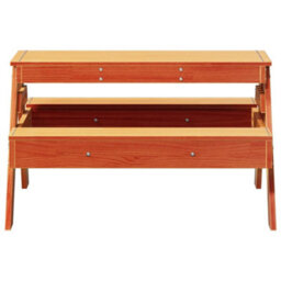 Berkfield Picnic Table For Kids Wax Brown 88X97X52 Cm Solid Wood Pine - thumbnail 4