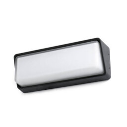 Luminosa Lighting Luminosa Half Led Outdoor Wall Light White, Dark Grey Ip65 - thumbnail 1