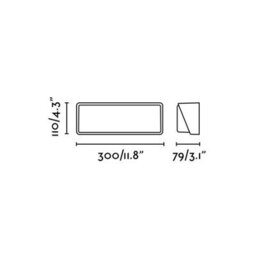 Luminosa Lighting Luminosa Half Led Outdoor Wall Light White, Dark Grey Ip65 - thumbnail 3