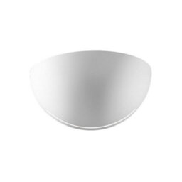 Luminosa Lighting Luminosa Bisquitte Lifestyle Ceramics Plaster Wall Light White, 1X E27 - thumbnail 1