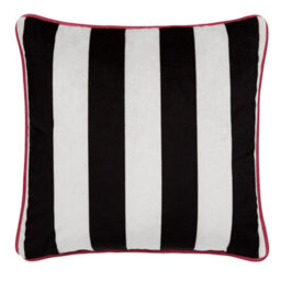 Laurence Llewelyn-Bowen Hiyah Hydrange Hydrangea Blooms Print Lime Velvet Filled Cushion - thumbnail 3