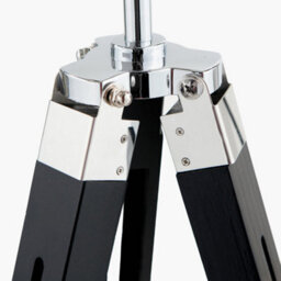 Pacific Lifestyle Silver And Black Tripod Floor Lamp - thumbnail 6