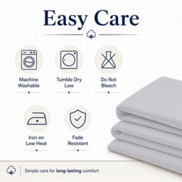 Moonlight Bedding 100% Cotton Hotel Quality Flat Bed Sheet, Top Sheet For Guest House, Spa & Airbnb (White, Single, 175X275 Cm) - thumbnail 9