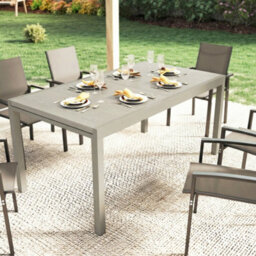 Outsunny Extending Garden Table, Aluminium Outdoor Dining Table For 8-10 - thumbnail 8