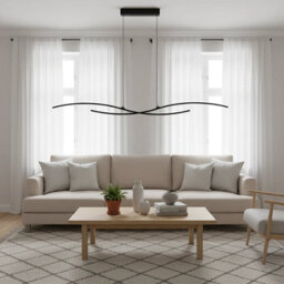 Urbn-Living Urbnliving Eglo 96Cm Warm White Led Hanging Ceiling Light Bar Fixture Fitting Bulb Included - thumbnail 7