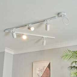 Litecraft Bexley White 1.8M 5 Head Track Light Kit - thumbnail 1