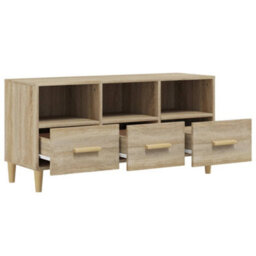 Walplus Tv Cabinet Sonoma Oak 102X36X50 Cm Engineered Wood - thumbnail 7