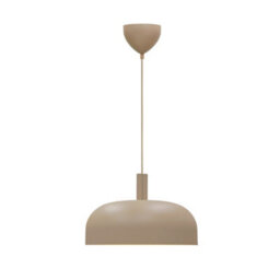 Nordlux Sandro Indoor Pendant Light Brown Metal E27 White Inner - Mains Powered, Ip20
