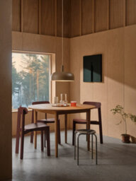 Nordlux Sandro Indoor Pendant Light Brown Metal E27 White Inner - Mains Powered, Ip20 - thumbnail 5