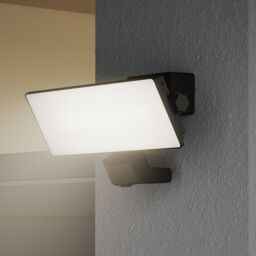 GoodHome Davern Awl1023-Ib Black Mains-Powered Cool White Outdoor Led Pir Floodlight 5000Lm - thumbnail 7