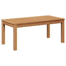 Walplus Garden Table Natural 95 X 45 X 40 Cm Solid Teak Wood - thumbnail 2