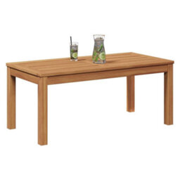 Walplus Garden Table Natural 95 X 45 X 40 Cm Solid Teak Wood - thumbnail 3