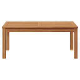 Walplus Garden Table Natural 95 X 45 X 40 Cm Solid Teak Wood - thumbnail 5