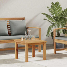 Berkfield Coffee Table Brown 45 X 45 X 36 Cm Solid Teak Wood