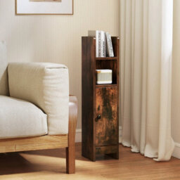 Bathroom Storage Cabinet Small Corner Floor Cabinet With Door - thumbnail 6